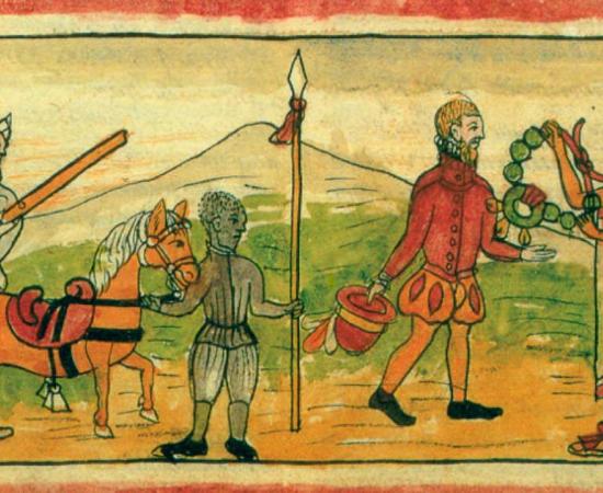 Colonial sources attest that Juan Cortés, slave of the soldier Juan Sedeño, was the first African registered in New Spain. He was part of the military consortium led by Hernán Cortés in 1519 (Bishop Diego Durán). Source: Arqueología Mexicana / Raices / Antiquity Publications Ltd