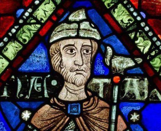 The Prophet Nathan’, depicted in the stained-glass of Canterbury Cathedral. Source: Canterbury Cathedral / UCL