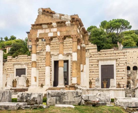 The temple of the Capitolium   