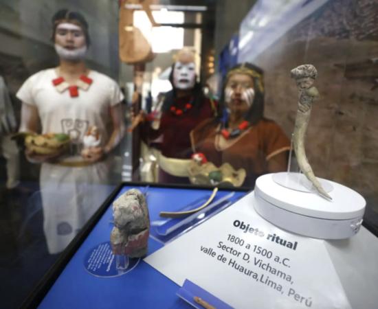 Exhibition of the results of the archaeological investigation at Vichama, Peru