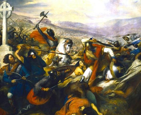 The Carolingian dynasty’s victory at the Battle of Tours is considered a turning point in European history. Source: Bender235 / Public Domain.