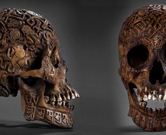 Can You Solve the Mystery Behind This Intricately Carved Skull?