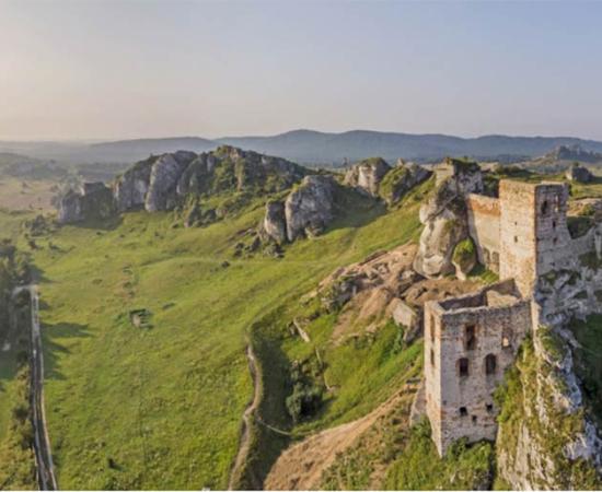 The modern day remains of Olsztyn Castle which is strongly linked to the rule of Casimir the Great.     Source: Tomasz Warszewski / Adobe Stock