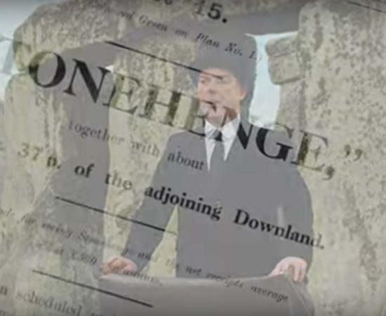 Last auction of Stonehenge, 1915.