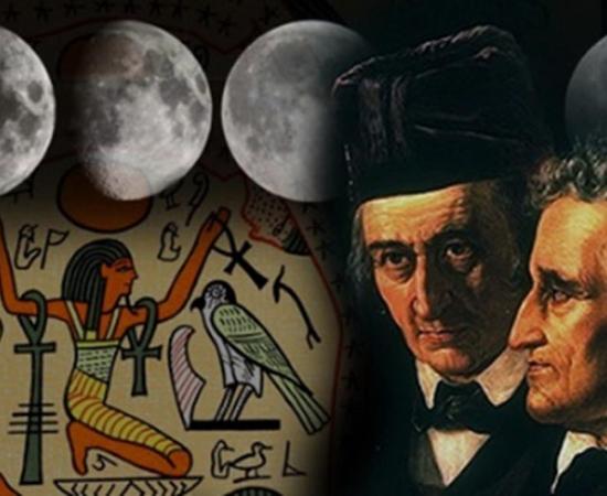 Deriv; Lunar phases, The Brothers Grimm and goddess Nut