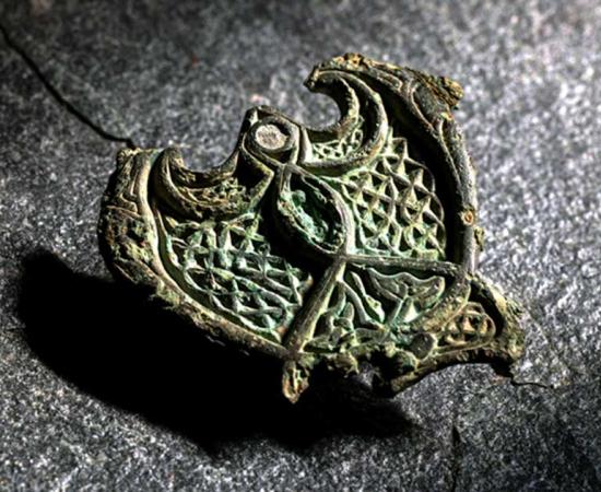 The Celtic harness found buried with a Viking woman in Norway (Photo: Åge Hojem / NTNU Museum of Natural History and Archaeology)
