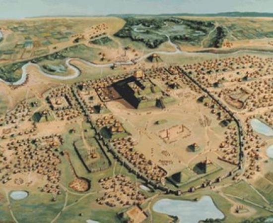 Ceremonial Road in the Ancient City of Cahokia