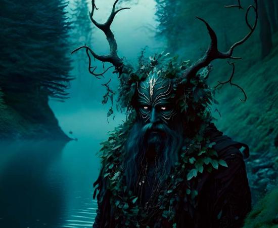 Representation of Celtic god Cernunnos. Source: (Oleksandr/Adobe Stock)	