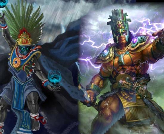 Chaac and Tlaloc