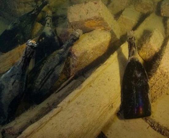 170-Year-Old Champagne Found in Shipwreck