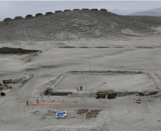 Ancient astronomical structures at Chankillo in Peru's Casma Valley.