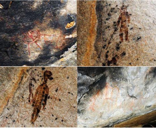 10,000-year-old rock paintings depict UFOs and extra-terrestrials - Charama India