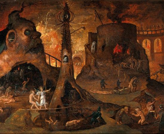 An Angel leading a soul into heaven 