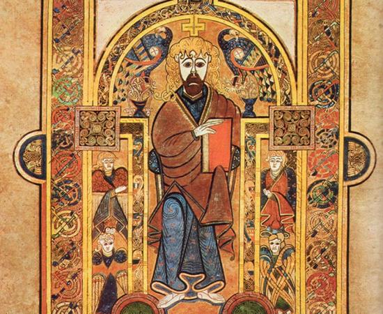 Abbey of Kells - Scanned from Treasures of Irish Art. 