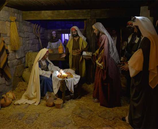 A nativity scene showing the scene of Jesus’ birth, now taken to be December 25th. 	Source: itsajoop/Adobe Stock