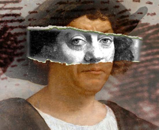 Portrait attributed as Christopher Columbus (Public Domain) Deriv.