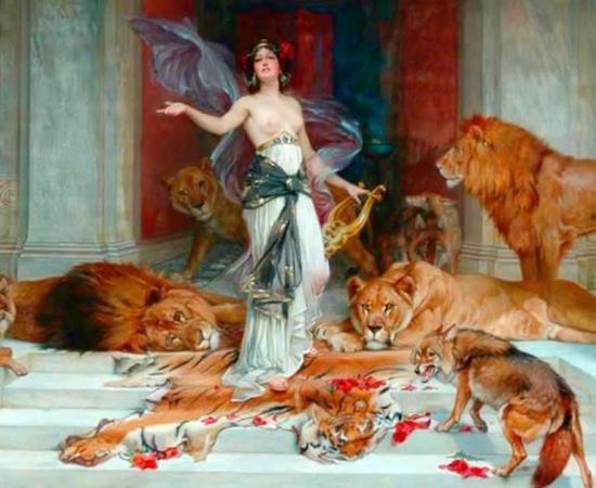 1889 painting of Circe by Wright Barker. Source: Public domain