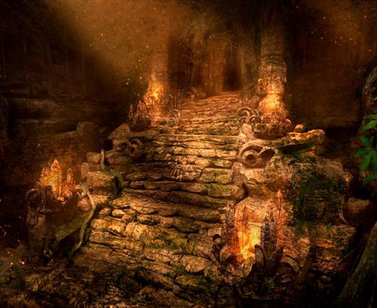 Representational image of the ruins of the lost City of Caesars in an overgrown jungle. Source: warmtail / Adobe Stock 