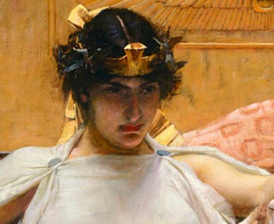 Cleopatra by John William Waterhouse. Source: Public domain
