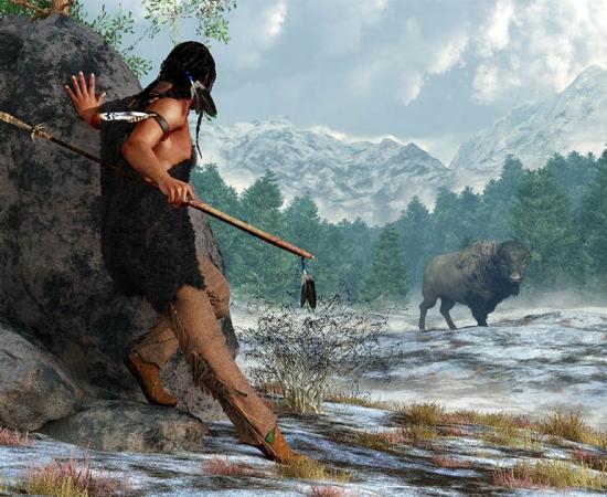 Clovis tools may have been developed to hunt the last of the North American megafauna. Source: Daniel /Adobe Stock