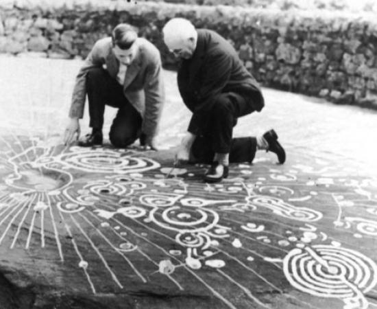 Cochno Stone carving