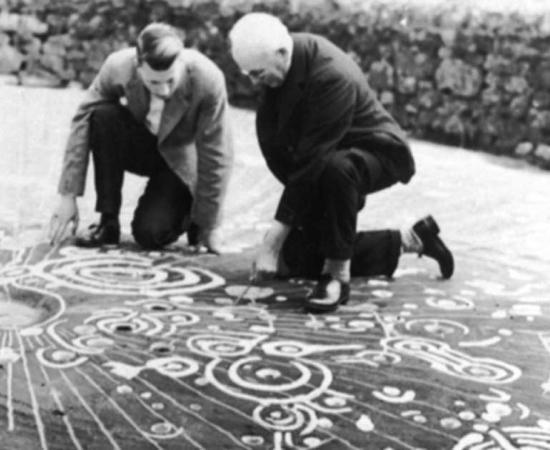 The Cochno Stone bears what is considered to be the finest example of Bronze Age 'cup and ring' carvings in Europe. 