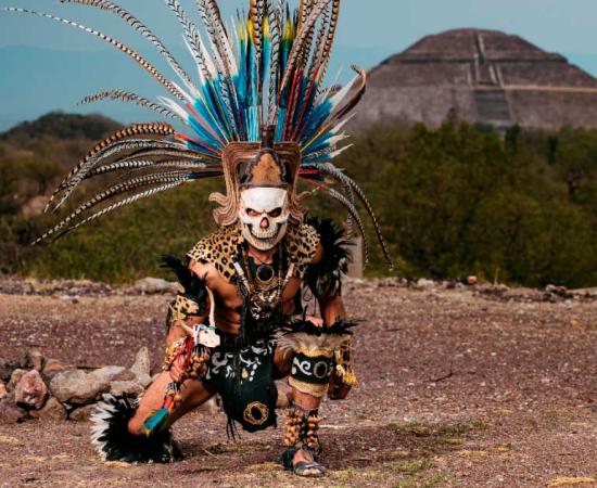 Mictlantecuhtli, the Aztec god of the dead, was quite busy in 15th century. The cocoliztli epidemic may have killed up to 15 million people! Source: Ivan / Adobe Stock