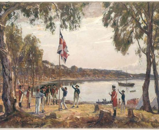 The Founding of Australia (public domain)