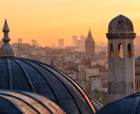 View across Istanbul (ancient Constantinople).