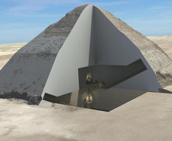 Cosmic Rays Reveal Further Secrets of the Bent Pyramid