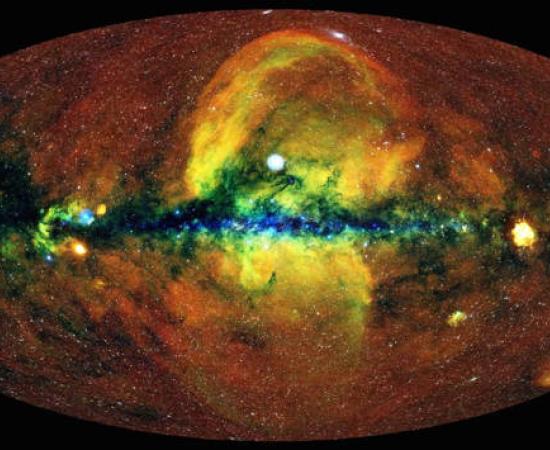 eROSITA telescope's all sky survey image. 