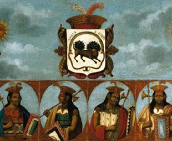 Genealogy of the Incas by Cuzco School. 18th or early 19th century.