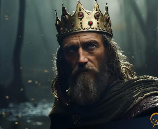 AI portrait of King Alfred the Great	