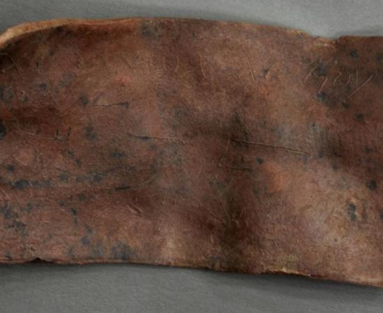 Ancient Roman curse tablet found in the Netherlands.