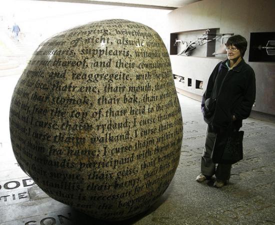 Carlisle Cursing Stone, carved in 2000 using a 16th century curse.