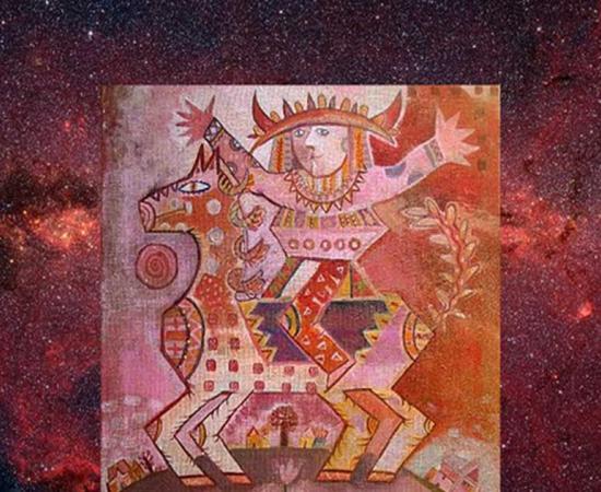 Dažbog (Deriv). Infrared image showing a portion of the Milky Way. 