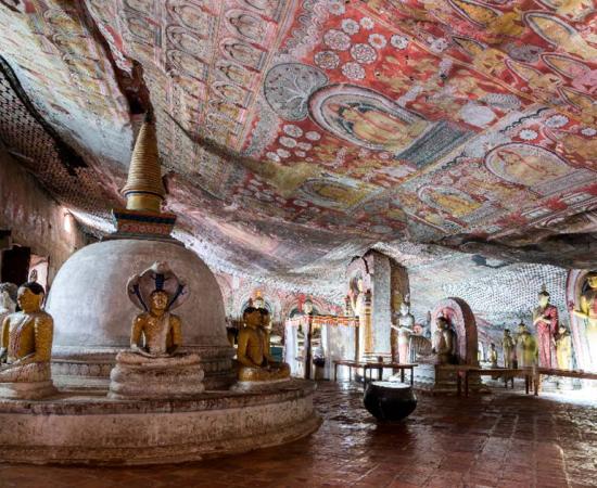 Cave Temple of Dambulla, UNESCO. Source: JoseMaria/Adobe Stock