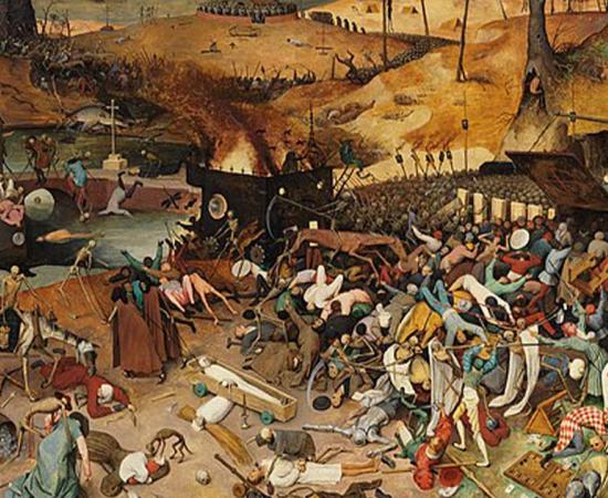 Pieter Bruegel the Elder’s painting: The Triumph of Death, depicting the results of a pandemic. Source: Public Domain