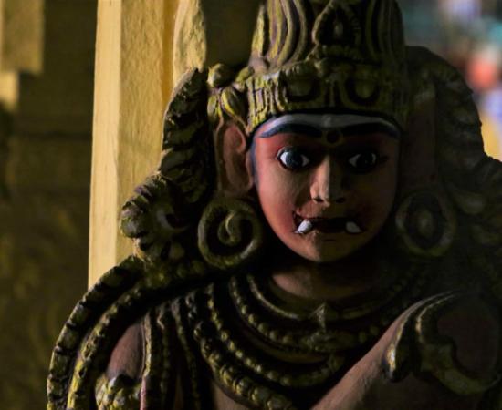 Mythological, demonic Rakshasa (V.R.Murralinath / Adobe Stock)