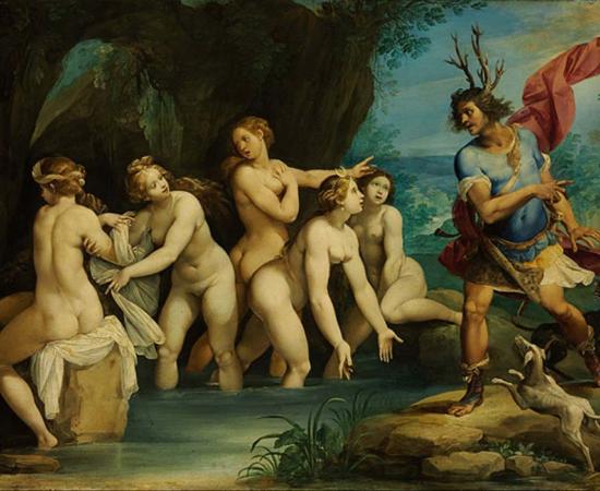 ‘Diana and Actaeon’ (1602-1603) by Giuseppe Cesari. 
