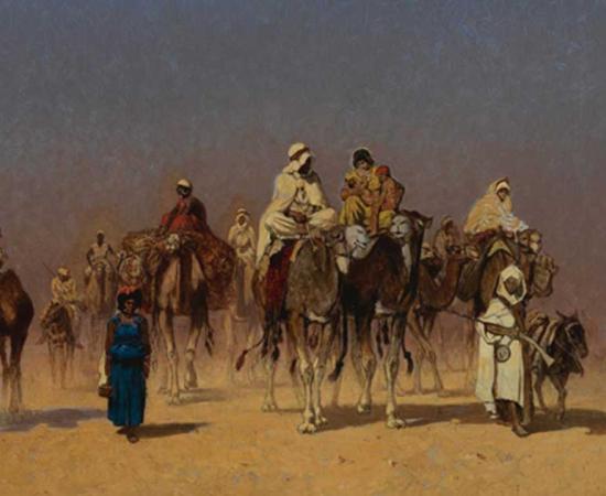 The Desert Caravan by Edmund Berninger