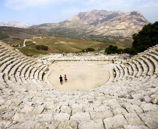 Ancient Greek theater (Segesta).