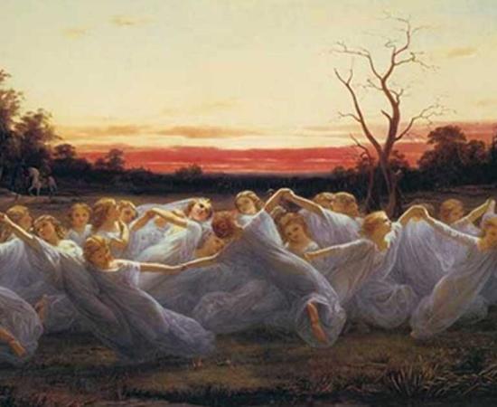 ‘Meadow Elves’ (1850) by Nils Blommér. 