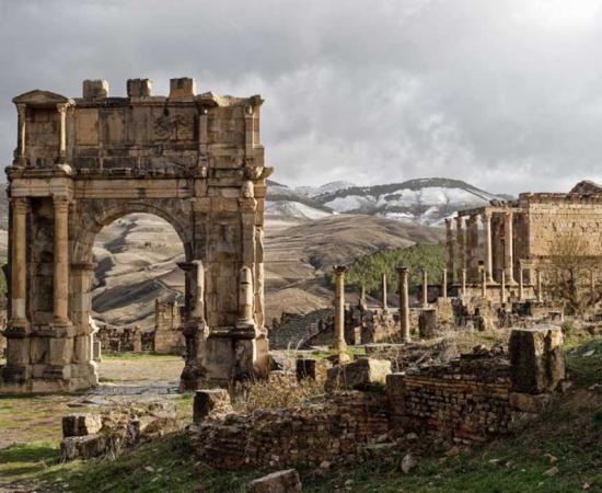 Panarama of Djemila, Algeria