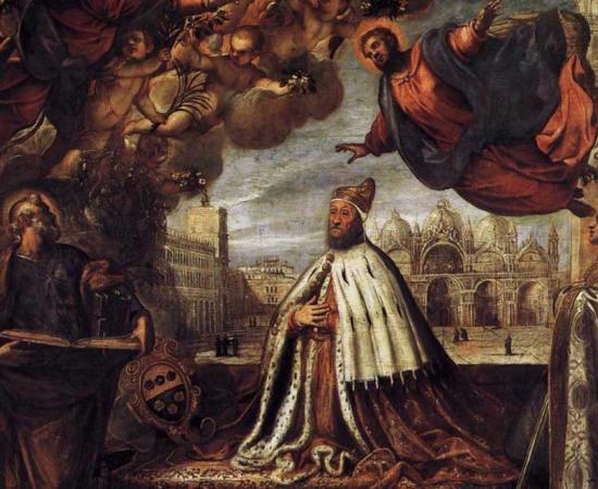 ‘Doge Pietro Loredan Beseeching the Virgin’ (detail). Source: Public Domain