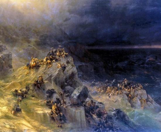 The Prehistoric Survivors of the Doggerland Tsunami Event