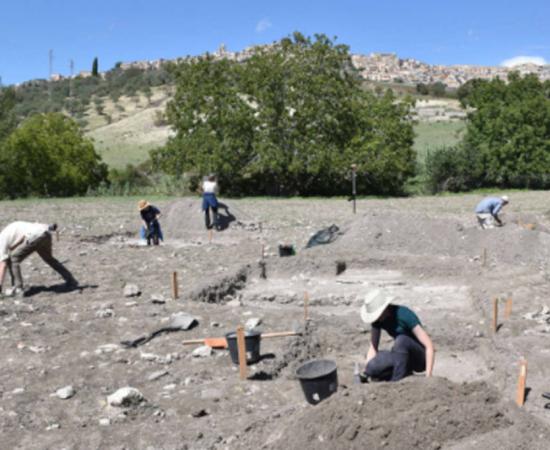 Archaeological excavations that unearthed Roman domus near Vizzini, Sicily.