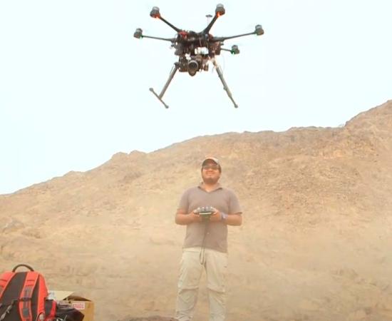 Archaeologists use drones to map Peru’s ancient sites. Source: YouTube Screenshot / The New York Times.