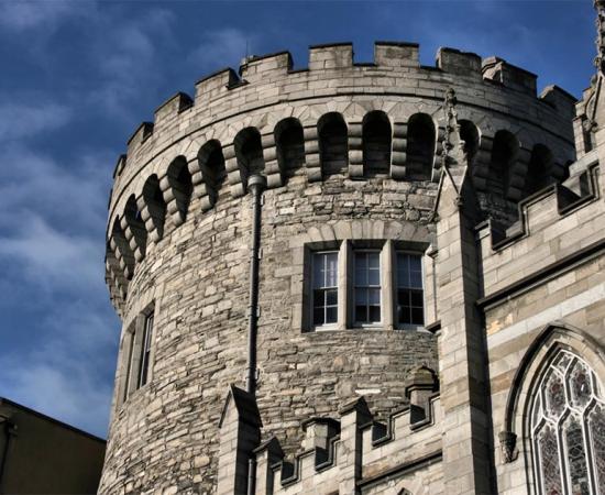 Medieval tower, Dublin Castle, Ireland          Source: Tupungato/ Adobe Stock