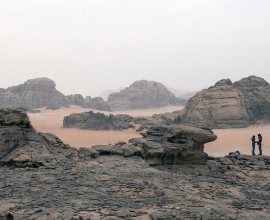 Desert landscape on planet Arrakis in the film Dune. Source: Warner Bros